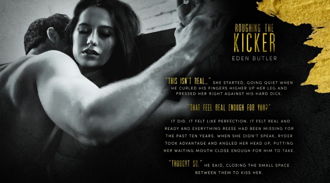 COVER REVEAL!!! ~ Roughing the Kicker by Eden Butler